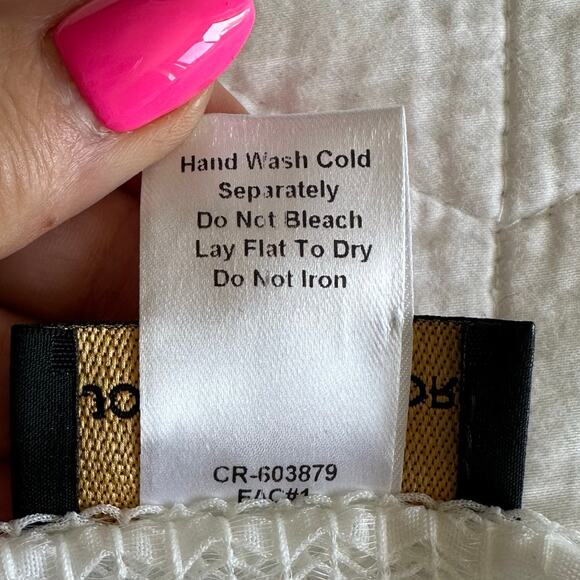 NWOT Jordan Taylor Mesh Bell Sleeve Black Cover-Up Tunic – Size M - Picture 8 of 10